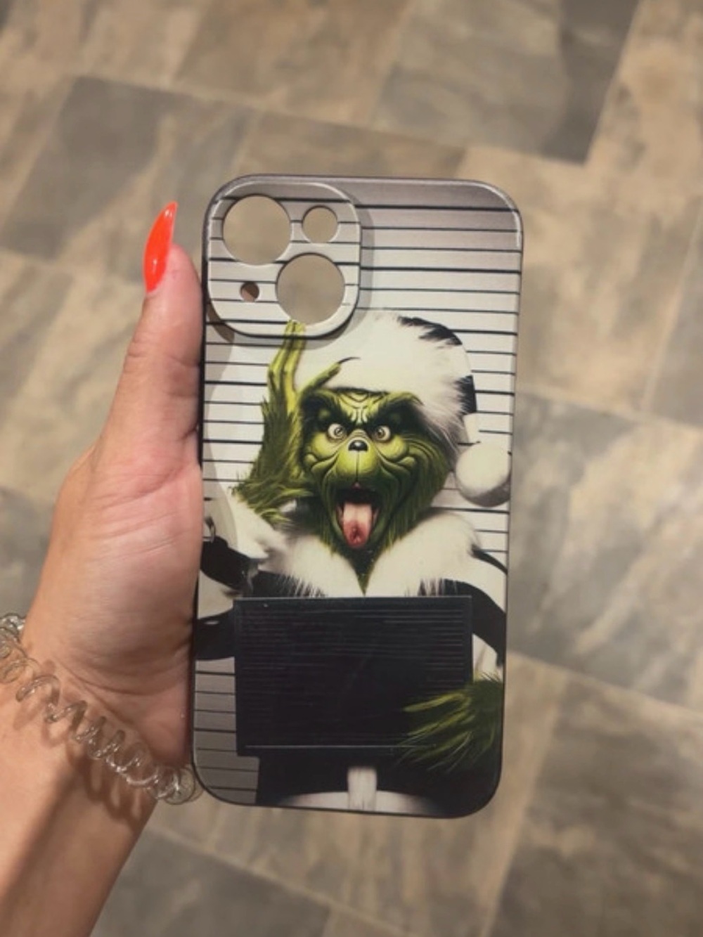 Christmas Grinch Graphic Phone Case Iphone 14